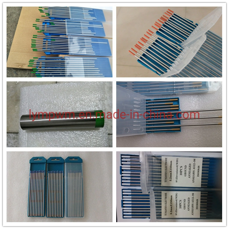 Wp Pure Tungsten Electrodes Tungsten Rods Electrodes for Welding Aluminum&Aluminum Alloy