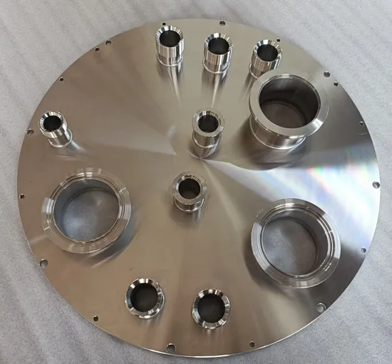 Vacuum Storage Pressure Tank Furnace Cover Flange Welding Parts with Corrosion Resistance 