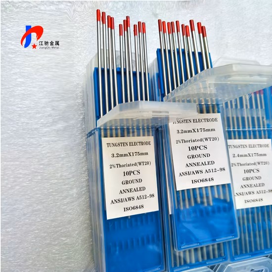 Wp Pure Tungsten Electrodes Tungsten Rods Electrodes for Welding Aluminum&amp;Aluminum Alloy
