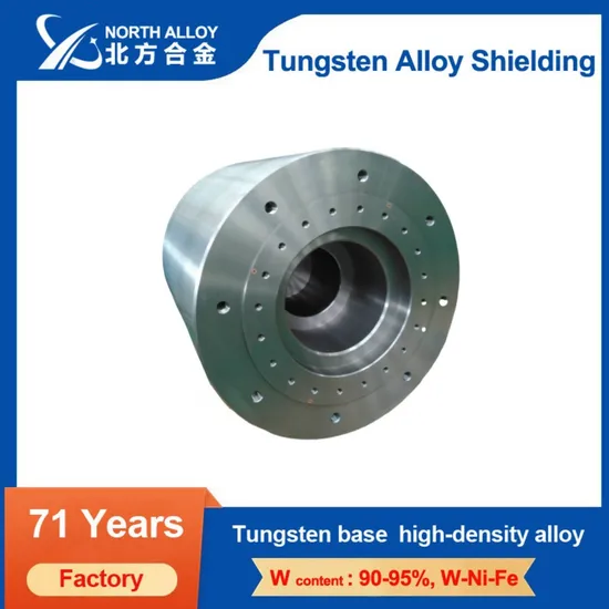 High Density Tungsten Alloy Syringe Shield Tank Jar ASTM B777 Class3 95wnife 